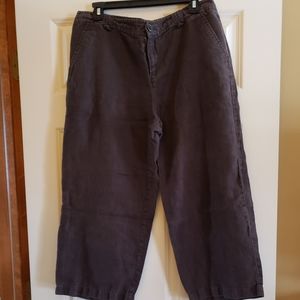 GH Bass & Co Sz 10 Linen Capris